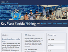 Tablet Screenshot of keywestfloridafishing.com